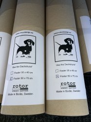Rotor Affisch / poster Fransk bulldog 50x70 cm